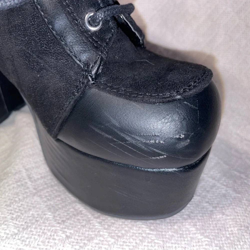 Demonia Charade-100 Spiked Ankle Boots with Bracelets - Picture 6 of 10